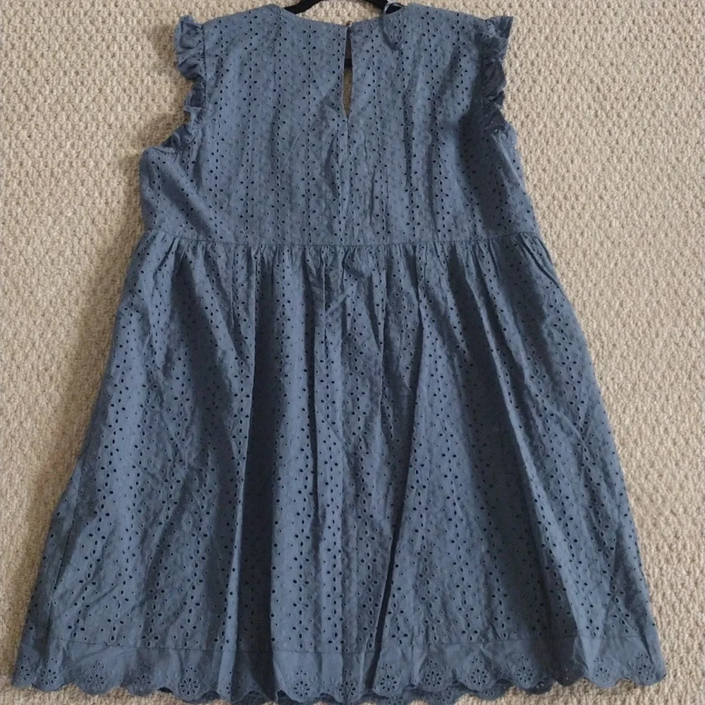 Knox Rose Women's Blue Eyelet Dress, Size XL, 100% Cotton. - Picture 12 of 16